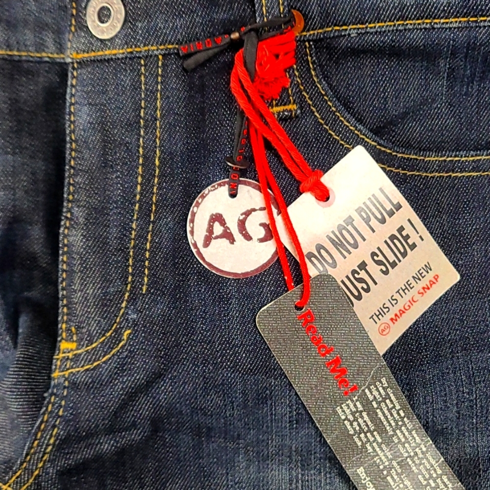 AG Adriano Goldschmied dark indigo "the kiss" jeans